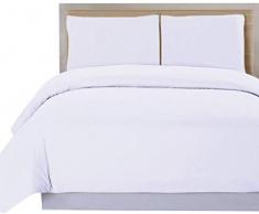DHESTIA HOME Housse de Couette 300x240 cm - Cama 200 Blanc