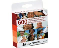 EXACOMPTA 12990E Etuis de 600 Coins Photos Autocollants