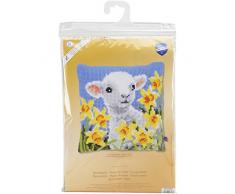 Kit Coussin au Point de Croix Agneau