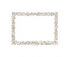 Garcia de pou Sets De Table Aristas 48 G/M2 31X43 Cm Blanc Cellulose - 500 unitÃ©s