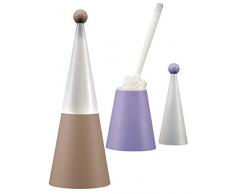 Lamapla Pierrot Brosse WC avec Support, 16Â x 45.5Â cm, Assortis