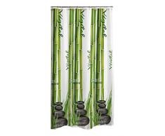 Douceur dIntérieur 6RD163 Rideau de Douche avec Motifs Vert 180 x 200 cm