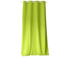 Enjoy Home 2007ANO135240, Panneau à œillets, 135x240cm, Coton, Anis, 135x240 cm