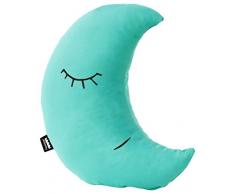 Paparajote Factory Moon XL Coussin dallaitement en Forme de Grande Lune DÃ©houssable 70Â x 37Â cm 68 x 25 x 37 cm Vert