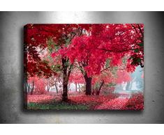 Bonamaison Peinture sur toile, multicolore, 70 x 100 cm - ConÃ§u et fabriquÃ© en Turquie