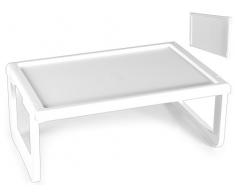 Giganplast Plateau pour Petit Déjeuner au Lit, Plastique, Blanc