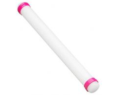 Kaiser Fondant Rouleau à pâtisserie Grand Inspiration Sweet & Style Surface Ultra 2 Paires Anneaux-Guides en Roll Largeur maximale de 45 cm