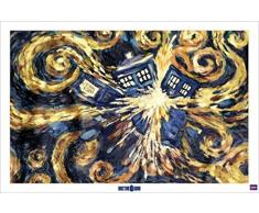 1art1 Doctor Who Poster - Tardis Explosant (91 x 61 cm)