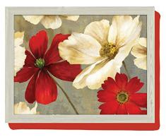 Creative Tops Plateau avec Coussin intégré pour Ordinateur Portable Motif Floral Multicolore