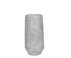 MICA Decorations Guido Vase Rond Blanc cassé H 40 x P 19 cm