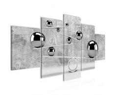 Tableau decoration murale 3D Balles 200 x 100 cm - XXL Impression sur Toile Salon Appartment 5 Parties - prÃªt Ã accrocher - 504351b