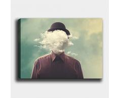 Bonamaison Peinture sur toile, multicolore, 40 x 60 cm - Conçu et fabriqué en Turquie