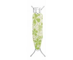 Brabantia Table à repasser avec repose-fer stop vapeur, vert printanier Cadre ivoire 110 x 30 cm