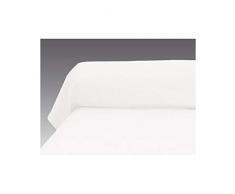 AtmosphÃ¨re 561210 Atmo Taie de Traversin Polycoton Blanc 130 x 85 cm