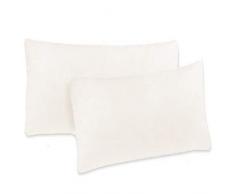 NatureMark Lot de 2 Taie doreiller en Jersey Taille 40 x 145 cm pour Coussin de positionnement latéral taies doreiller dans 14 Couleurs Assorties 100% Coton (Naturel)