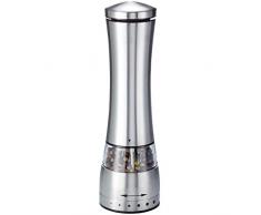 Westmark 63582260 Moulin Ã sel et Ã Poivre Automatique, Acier Inoxydable, Argent, 21, 5x6,5 cm