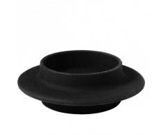 Normann Copenhagen 330310Â Heima Bloc Bougeoir, Fonte, Noir, 13Â x 13Â x 4,3Â cm