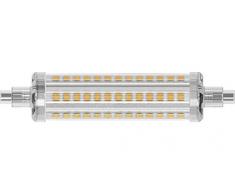 MÃ¼ller-Licht Ampoule LED de remplacement pour ampoules halogÃ¨nes, 1100Â lm, 2700Â K, plastique, R7s, 9.5Â W, Blanc, 2.5Â x 2.5Â x 11,8Â cm