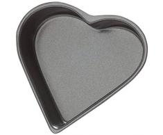 Patisse 2844 Moule Forme de Coeur Antiadhésif Acier Revêtu Noir 11 x 3,5 cm