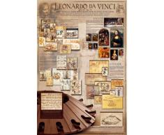 Empire Poster éducatif Motif Léonard de Vinci Accessoires Inclus