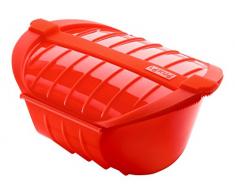 Lékué Cuisson Vapeur Cocotte Ogya Rouge 3-4 Personnes