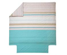 Blanc des Vosges Belle Epoque Housse de Couette, 100% Coton, Ficelle, 260 x 240 cm