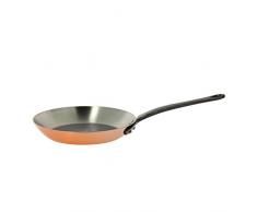 DE BUYER -6465.28 -poele a frire cuivre-inox q.fonte ø28cm