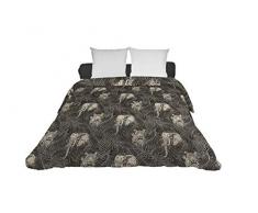 Soleil docre Safari Couette, Polycoton, Gris, 220 x 240 cm