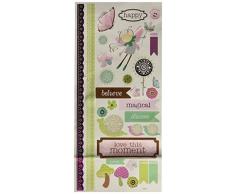 Momenta Stickers Fée Forêt Love CE Moment, Acrylique, Multicolore