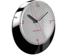 BUGATTI GLCR-02190 Glamour Table Pendule SAN Chrome 33 x 33 x 5 cm