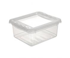 keeeper Boîte de Rangement avec Système Air Control, 19,5 x 16,5 x 8,5 cm, 1,7 l, Bea, Transparent