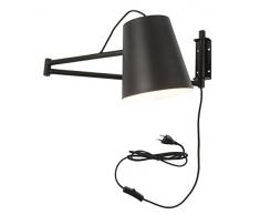 Its about RoMi BRISBANE Applique Murale E27 25 W Noir