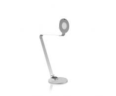 TRAE - Lampe de bureau moderne et design LED MUSE Aluminium, avec chargeur USB