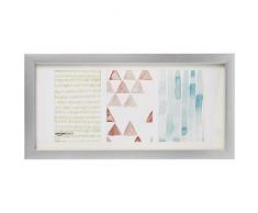 AmazonBasics Cadre photo 3 vues Collage Nickel 122 x 183 cm