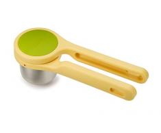 Joseph Joseph - Helix - Presse Citrons Manuel Sans Efforts - Acier Inoxydable - Facile à Nettoyer- Jaune