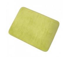 MSV Tapis Douceur à mémoire de forme-50x70 cm anis, 80% Polyester, 20% Polyamide, Polyuréthane, SBR, Vert