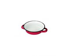 IBILI 912214 Plat Ã Åuf, Verre, Rouge, 14 cm