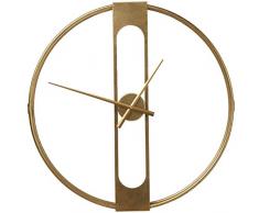 Kare Horloge Murale Ã Clip, Or, Ã60cm