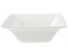 Villeroy & Boch Pi Carré Coupelle creuse, 16x16 cm, Porcelaine Premium, Blanc