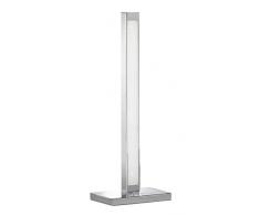 WOFI 8402.01.01.7000 Lampe de table, Aluminium, Integriert, 9 W, Chrom, 16 x 10 x 44 cm
