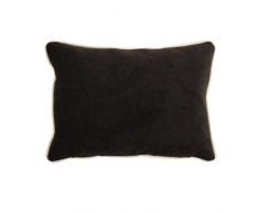 Apelt Tahiti Coussin rembourrÃ© en Velours Noir 30 x 40 x 89 cm