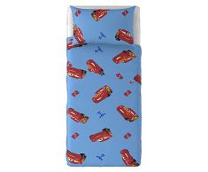 F&T T & F 8050538312696Â Parure de lit Disney Cars, 100% Coton, Multicolore, Simple, 280Â x 150Â x 0,5Â cm