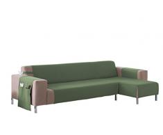 Martina Home Betta - Couvre-Chaise Longue Bras Droit Chaise Longue 240 CM Vert