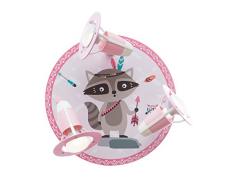 Elobra Little Indians Applique murale et plafonnier en bois pour enfant Rose 40 W