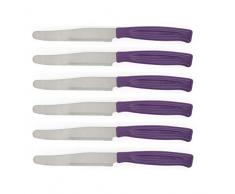 Excelsa Lot de 6 Couteaux Lilas