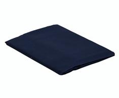 Max color MT-MX-blu scuro-2P Drap tissu dameublement couleur unie,270x300cm,Bleu foncé, 100 % coton, DOUBLE