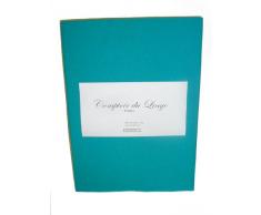 Comptoir du Linge ddh429021 Drap Housse Coton Supérieur Turquoise 90 x 210 cm