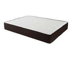 Dormio Esmeralda - Matelas rÃ©versible Viscosoft, 105 x 190 x 24 cm, Couleur Blanche