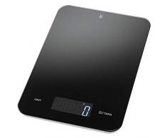 WMF 608736040 Balance de Cuisine Digital, Verre, Noir, 27,7 x 18,1 x 4,3 cm