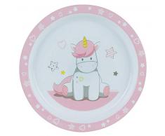FUN HOUSE 005683 Licorne Assiette Micro-ondable pour Enfant
